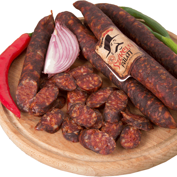 Smoked horse meat sausages